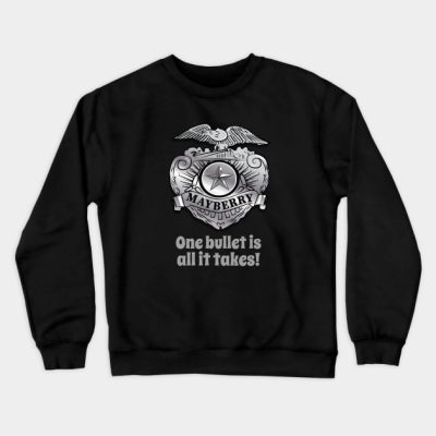 Mayberry Police Badge Crewneck Sweatshirt Official Police Merch