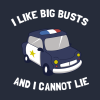 I Like Big Busts And I Cannot Lie Crewneck Sweatshirt Official Police Merch