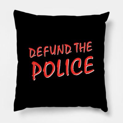 Defund The Police Throw Pillow Official Police Merch