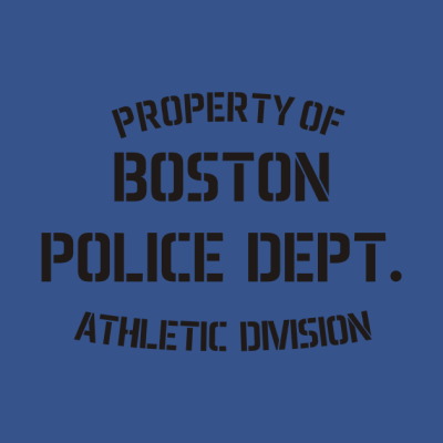 Property Of Boston Police Dept Tank Top Official Police Merch