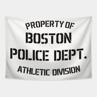 Property Of Boston Police Dept Tapestry Official Police Merch