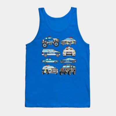 Us Police Cars And Vehicles Tank Top Official Police Merch