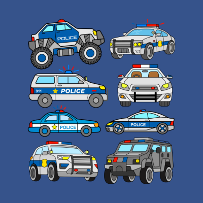 Us Police Cars And Vehicles Tank Top Official Police Merch