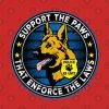 Support The Paws That Enforce The Laws Police K9 Hoodie Official Police Merch