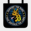 Support The Paws That Enforce The Laws Police K9 Tote Official Police Merch