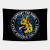 Support The Paws That Enforce The Laws Police K9 Tapestry Official Police Merch