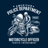 American Police Department Throw Pillow Official Police Merch