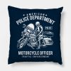 American Police Department Throw Pillow Official Police Merch