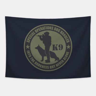 Special Operations Dog Handler Tapestry Official Police Merch