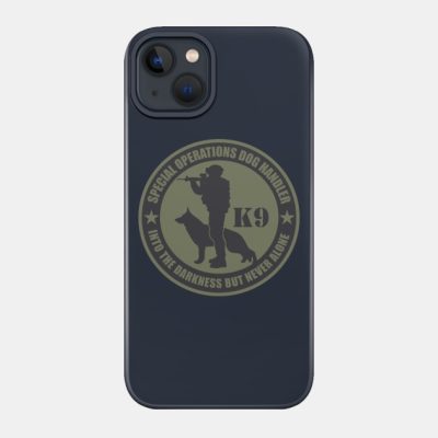 Special Operations Dog Handler Phone Case Official Police Merch