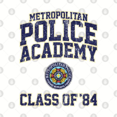 Metropolitan Police Academy Class Of 84 Police Aca Throw Pillow Official Police Merch