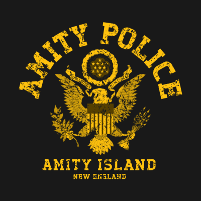 Jaws Amity Police Tank Top Official Police Merch