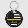 911 dispatcher personalized thin gold line keychain red34765d3c0046d88d710d31267162d3 c01k3 1000 - Police Gifts