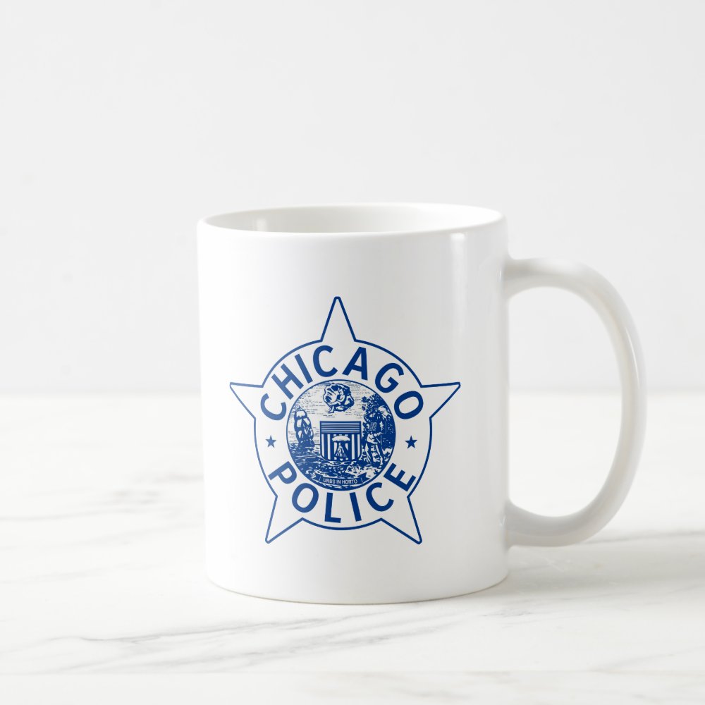 chicago police vintage coffee mug - Police Gifts