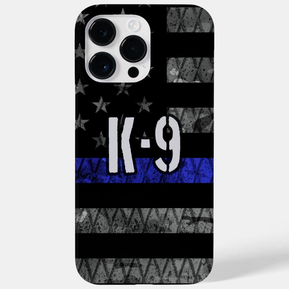 distressed k 9 unit police flag case mate iphone case - Police Gifts