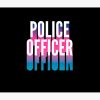 Police Officer With Long Gradient Shadow Tapestry Official Police Merch