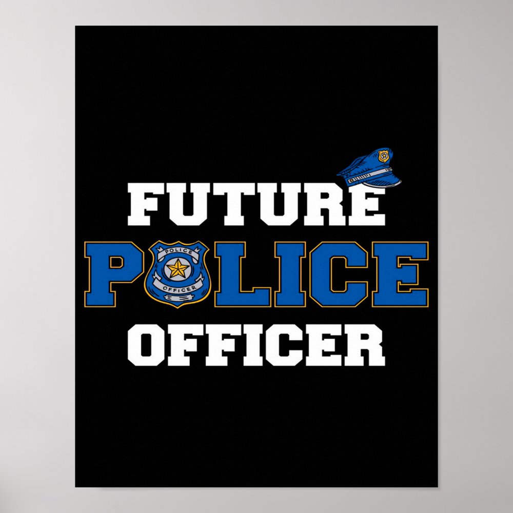 future police officer gift for police job poster r48c14496bc6841e2b7692461d6f957de wvw 8byvr 1000 - Police Gifts