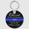 personalised blessed are the peacemakers police keychain r068f4617bb6b40139cf810b0450704a9 c01k3 1000 - Police Gifts