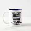 police appreciation support blue line scripture two tone coffee mug r805a8c5da83a4bc581344c050f2985cc x7j1q 8byvr 1000 - Police Gifts