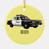 police car cartoon illustration ceramic ornament rfa6ade75e7884c5db6e747c3dd70d93b x7s2y 8byvr 1000 - Police Gifts