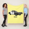 police car cartoon illustration fleece blanket r86b40bac22284d51b5cc1eb4f0bb0f5e ee3yx 8byvr 1000 - Police Gifts