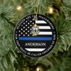 police christmas personalized logo thin blue line ceramic ornament rba138e277a7b489990dd47cfb760ffa2 05wi1 8byvr 1000 - Police Gifts