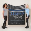 police retirement legend retired thin blue line fleece blanket r15d0ee9ad0ba429c81158e7a5b5a43e6 ee3yx 8byvr 1000 - Police Gifts