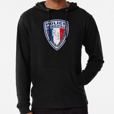 French Municipal Police Insignia Hoodie Official Police Merch