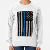 Police Blue Line Flag Sweatshirt Official Police Merch