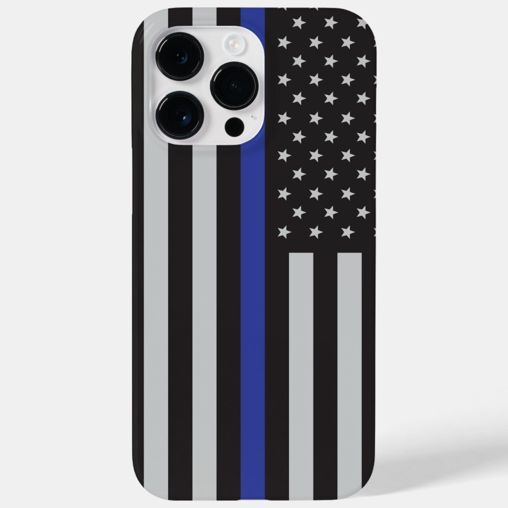 support the police thin blue line american flag case mate iphone case - Police Gifts