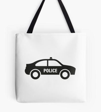 Police Car Icon Tote Bag Official Police Merch