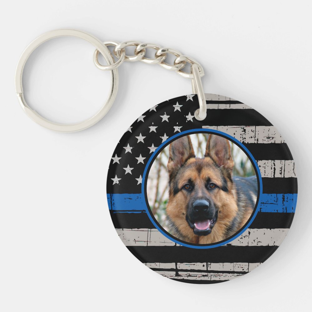 thin blue line in loving memory k9 police dog keychain rcc3c419707fe4fe7b5815d9db9e8ea2e fupuo 8byvr 1000 - Police Gifts