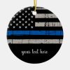 thin blue line police officer american flag ceramic ornament r6a224e22db5842adbae2ed45503eaf73 x7s2y 8byvr 1000 - Police Gifts