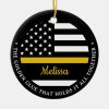 thin gold line golden glue 911 dispatcher ceramic ornament ra137f42babd8473799fb5567f9783921 x7s2y 8byvr 1000 - Police Gifts