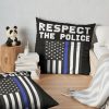 Respect The Police Throw Pillow Official Police Merch