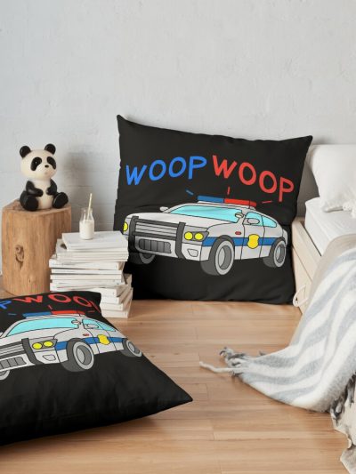 Cop Car Police Vehicle Throw Pillow Official Police Merch