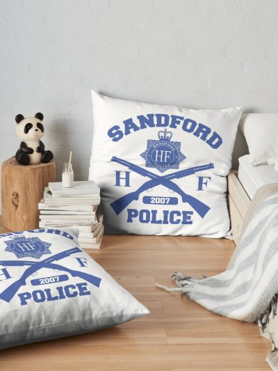 Sandford Police Throw Pillow Official Police Merch