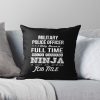 Military Police Officer - Multitasking Ninja Throw Pillow Official Police Merch