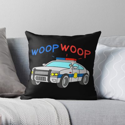 Cop Car Police Vehicle Throw Pillow Official Police Merch