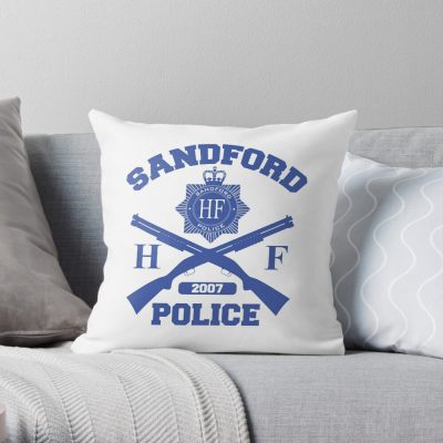 Sandford Police Throw Pillow Official Police Merch