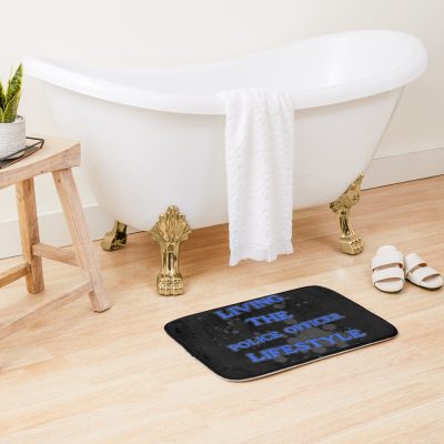 Police Officer Lifestyle Bath Mat Official Police Merch