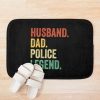 Police Vintage Dad, Police Gifts, Police Gifts, Police Dad Police Legend Shirt, Retro Dad Tees, Fathers Day Police Gifts Bath Mat Official Police Merch