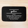 Police Funny Cute Difenition Bath Mat Official Police Merch