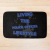 Police Officer Lifestyle Bath Mat Official Police Merch