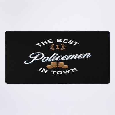 The Best Police Officer In The City Mouse Pad Official Police Merch