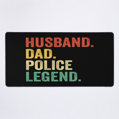 Police Vintage Dad, Police Gifts, Police Gifts, Police Dad Police Legend Shirt, Retro Dad Tees, Fathers Day Police Gifts Mouse Pad Official Police Merch