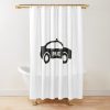 Police Car Icon Shower Curtain Official Police Merch