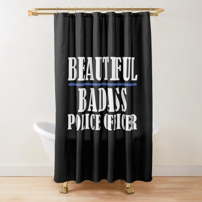 Shower Curtain Official Police Merch