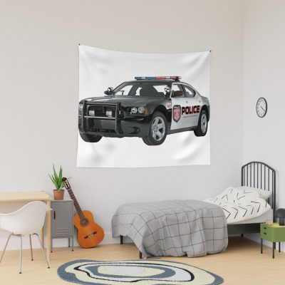 Police Car Tapestry Official Police Merch