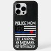 womens police mom proud officer mom blue line amer otterbox iphone case r17e25f6a2d14434497ea0c54b1755f50 supvz 1000 - Police Gifts